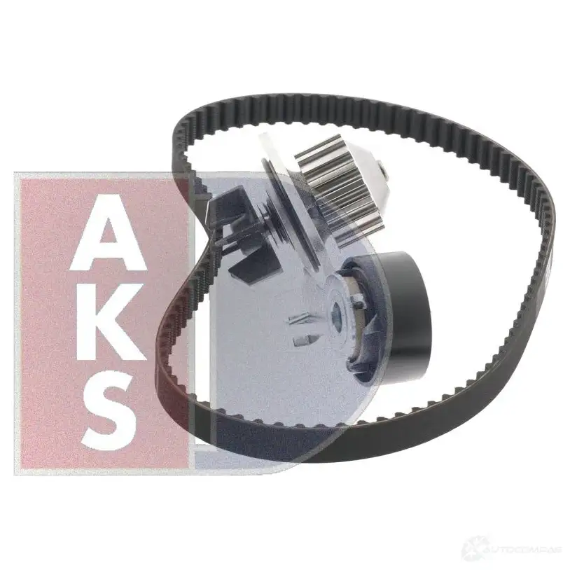 Комплект ремня грм с водяным насосом AKS DASIS 1437273281 570304n 8K0C 46L изображение 13
