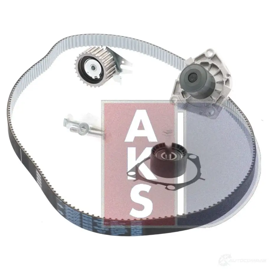 Комплект ремня грм с водяным насосом AKS DASIS 1437273641 XN6SV I 570332n изображение 3
