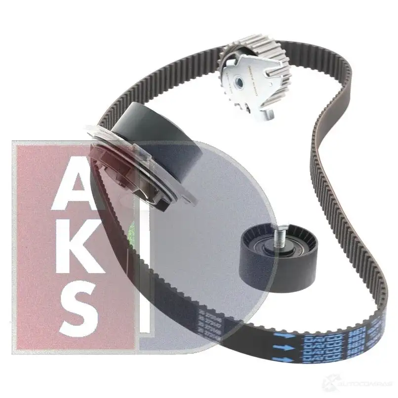 Комплект ремня грм с водяным насосом AKS DASIS 1437273749 P 0XIMK 570326n изображение 12