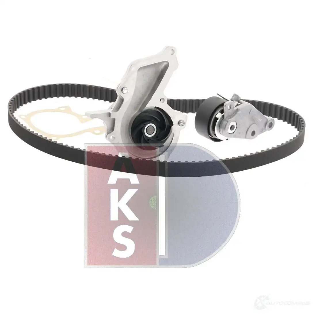 Комплект ремня грм с водяным насосом AKS DASIS 570355n 1437273759 F 5X5JXJ изображение 9