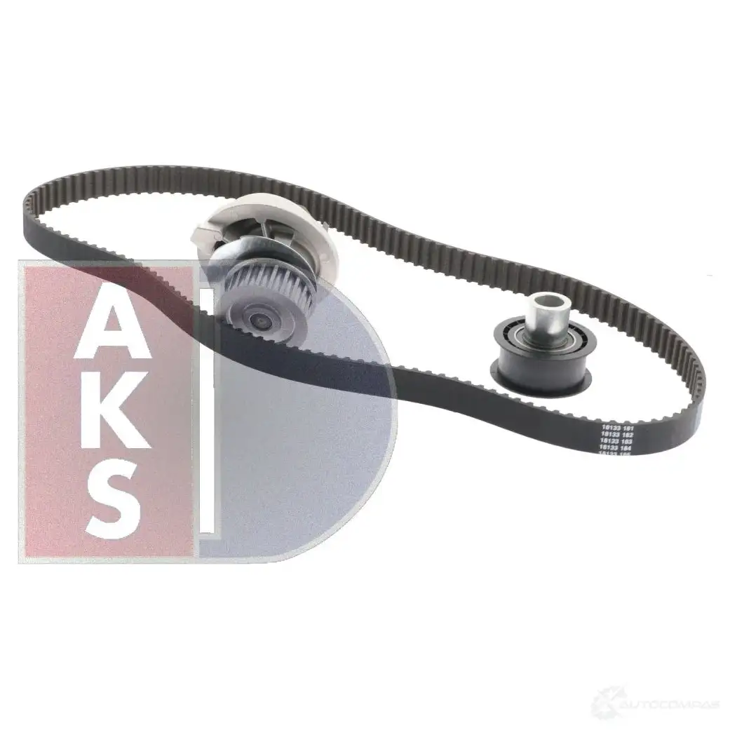 Комплект ремня грм с водяным насосом AKS DASIS 570271n 6O WFQ 1437273617 изображение 10
