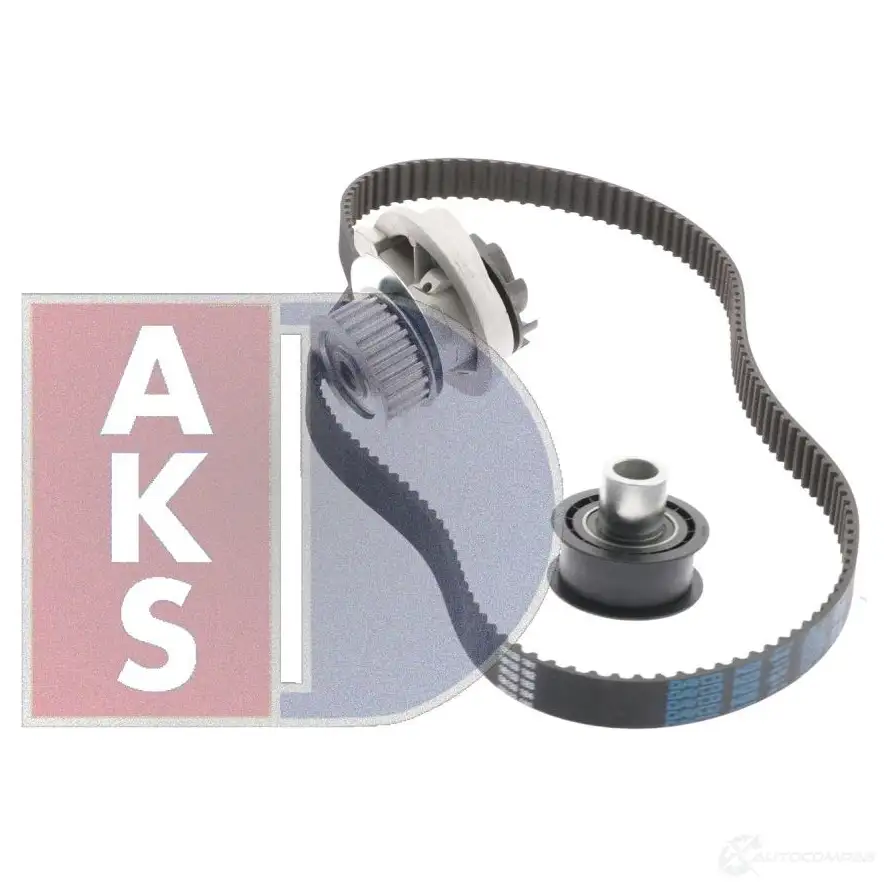 Комплект ремня грм с водяным насосом AKS DASIS 570271n 6O WFQ 1437273617 изображение 12
