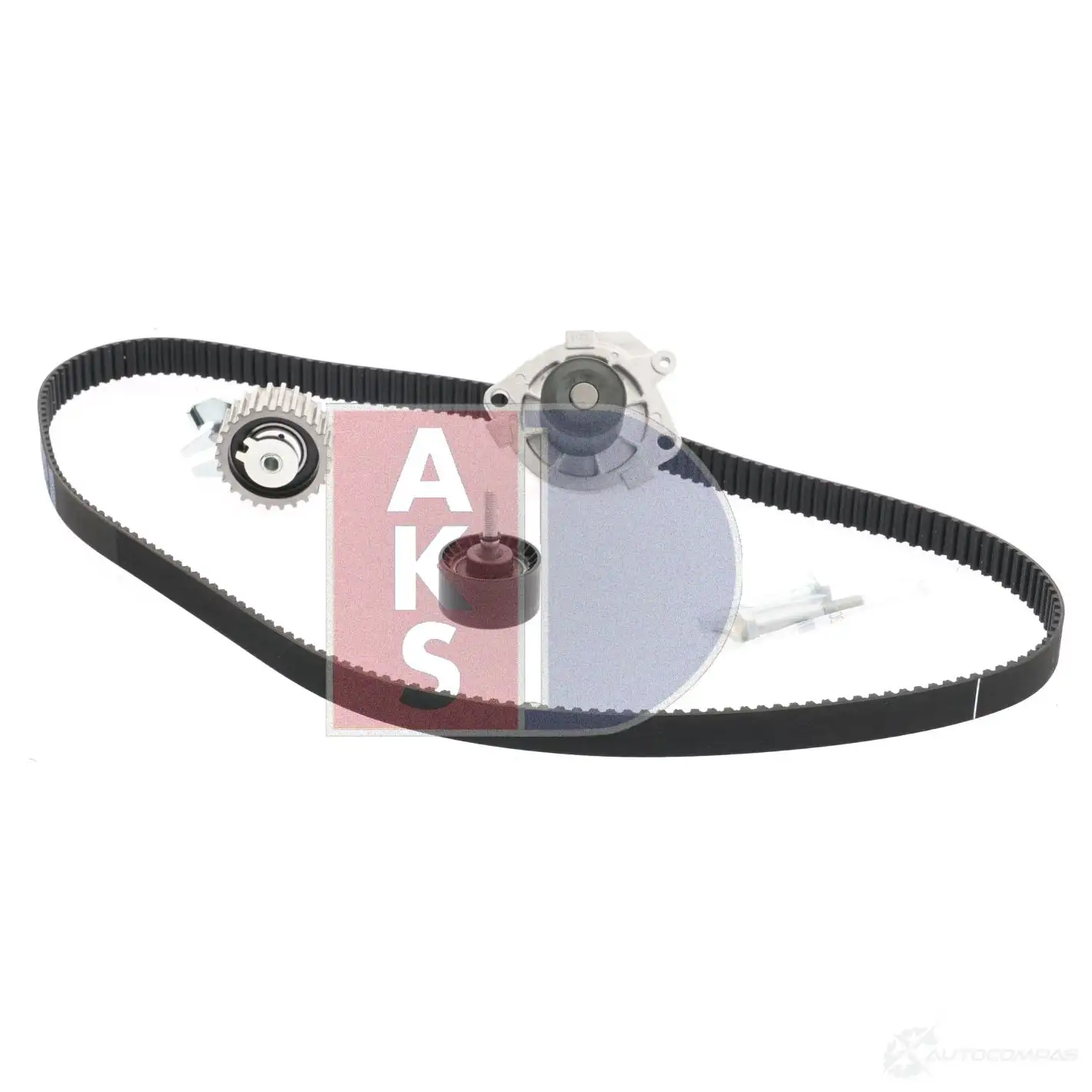 Комплект ремня грм с водяным насосом AKS DASIS 570283n L 0DLB 1437273820 - Изображение 1