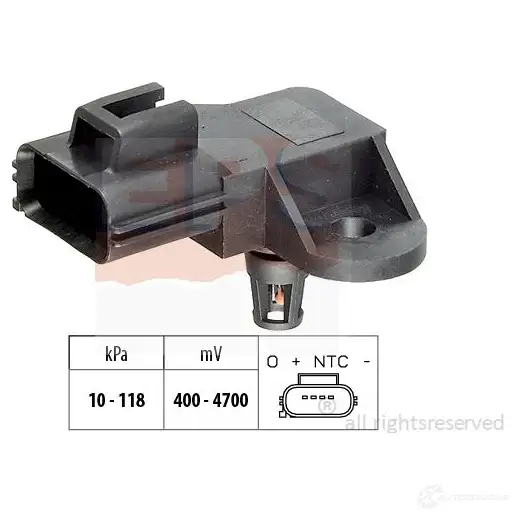 Датчик абсолютного давления EPS 3298910 KW 493 093 FACET 10.3093 1993093