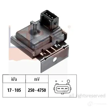 Датчик абсолютного давления EPS 3298822 1993021 KW 493 021 FACET 10.3021 изображение 0