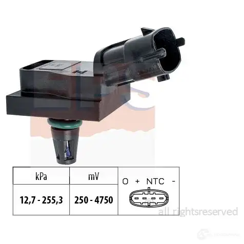 Датчик абсолютного давления EPS 1993246 FACET 10.3246 KW 493 246 3299036