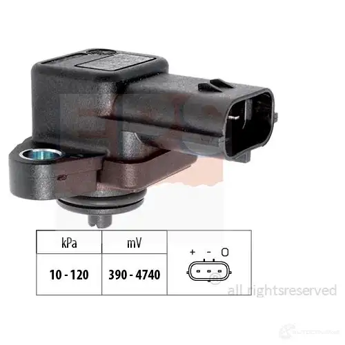 Датчик абсолютного давления EPS KW 493 042 3298842 1993042 FACET 10.3042
