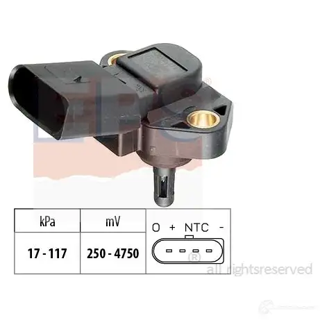 Датчик абсолютного давления EPS FACET 10.3071 1993071 3298868 KW 493 071