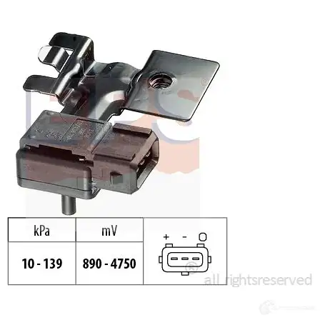 Датчик абсолютного давления EPS KW 493 108 FACET 10.3108 1993108 3298928