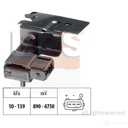 Датчик абсолютного давления EPS 1993069 3298866 KW 493 069 FACET 10.3069