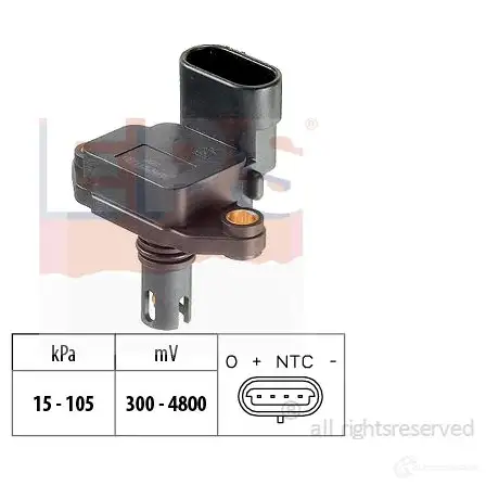 Датчик абсолютного давления EPS FACET 10.3088 3298900 1993088 KW 493 088