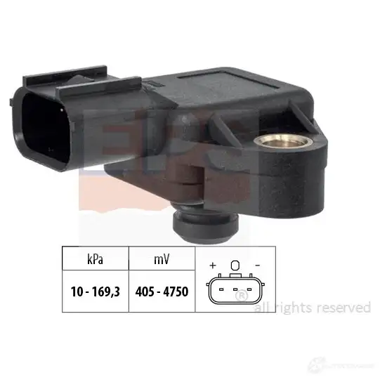 Датчик абсолютного давления EPS Kw 493 209 1993209 Facet 10.3209 1424600995