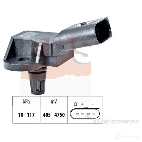 Датчик абсолютного давления EPS KW 493 157 3298974 1993157 FACET 10.3157