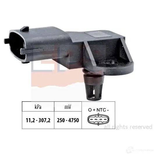 Датчик абсолютного давления EPS KW 493 341 1993341 3299080 FACET 10.3341