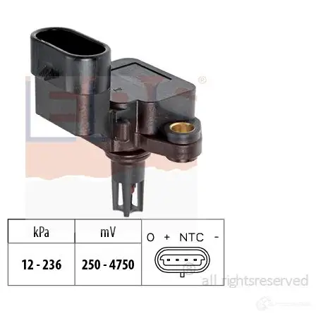 Датчик абсолютного давления EPS FACET 10.3109 1993109 KW 493 109 3298930 изображение 0