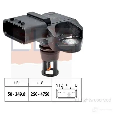 Датчик абсолютного давления EPS FACET 10.3317 KW 493 317 3299074 1993317