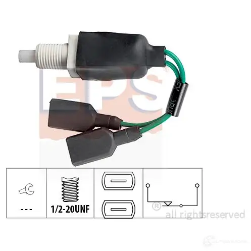Датчик стоп сигнала, выключатель EPS KW 510 059 1810059 3295050 FACET 7.1059 изображение 0