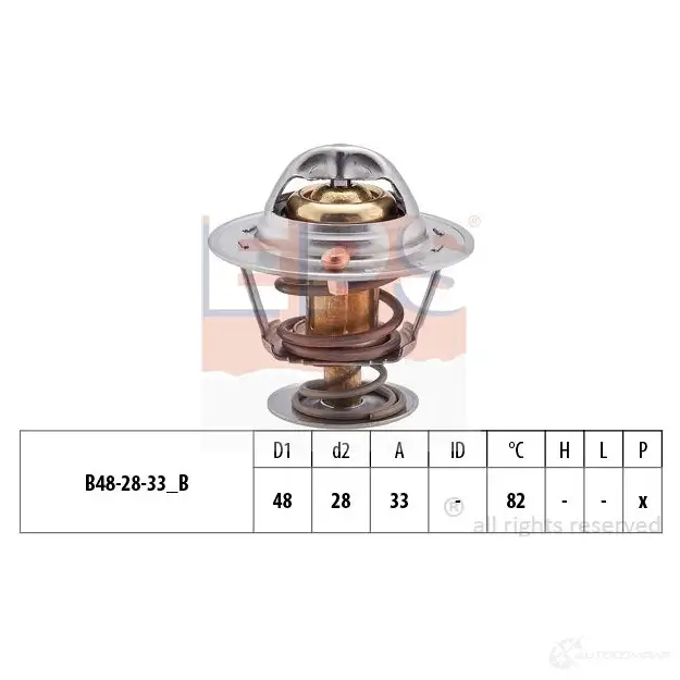 Термостат ож EPS FACET 7.8319S KW 580 319S 1880319s 3296935