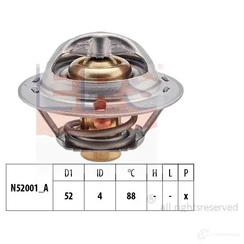 Термостат ож EPS 3296847 FACET 7.8232S KW 580 232S 1880232s изображение 0