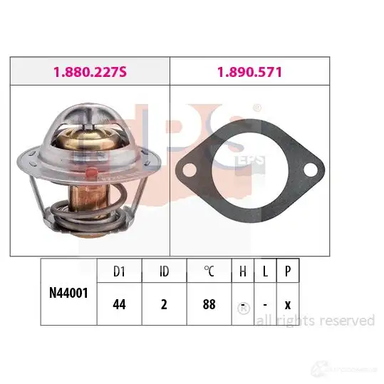 Термостат ож EPS FACET 7.8390 3297013 1880390 KW 580 390 изображение 0