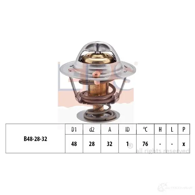 Термостат ож EPS 3297052 FACET 7.8418S KW 580 418S 1880418s