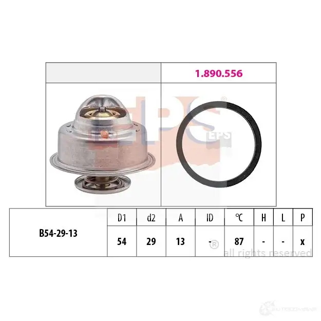 Термостат ож EPS 1880211 3296823 FACET 7.8211 KW 580 211
