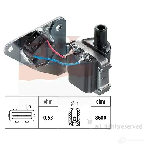 Блок катушек зажигания EPS 1990423 KW 490 423 3298705 FACET 9.8123