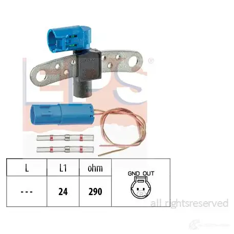 Блок катушек зажигания EPS KW 490 404 1990404 FACET 9.8104 3298699