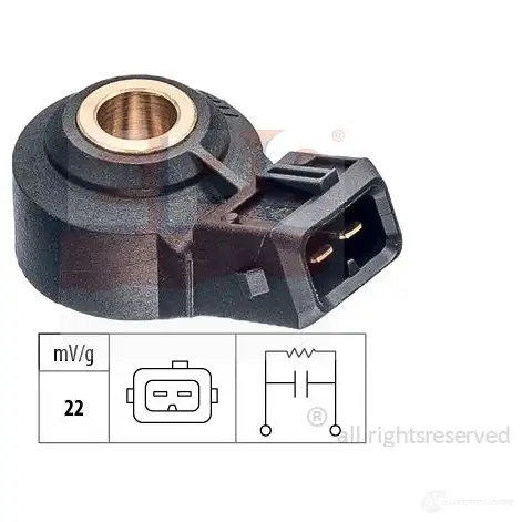 Датчик детонации EPS 3298424 KW 457 234 1957234 FACET 9.3234
