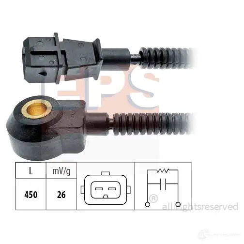 Датчик детонации EPS 1957210 FACET 9.3210 3298418 KW 457 210 изображение 0