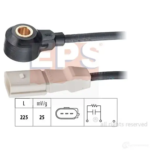 Датчик детонации EPS KW 457 037 3298315 FACET 9.3037 1957037