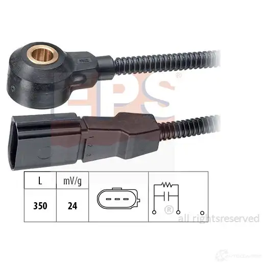 Датчик детонации EPS 1957182 FACET 9.3182 3298395 KW 457 182