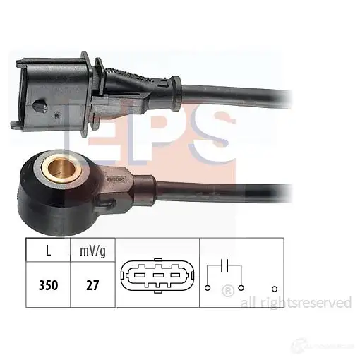 Датчик детонации EPS 1957074 FACET 9.3074 KW 457 074 3298340