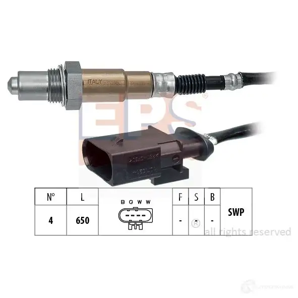 Лямбда зонд, кислородный датчик EPS 1997750 KW 497 750 3299432 FACET 10.7750