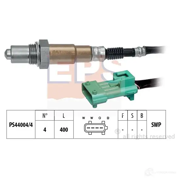 Лямбда зонд, кислородный датчик EPS 1998068 KW 498 068 3299487 FACET 10.8068