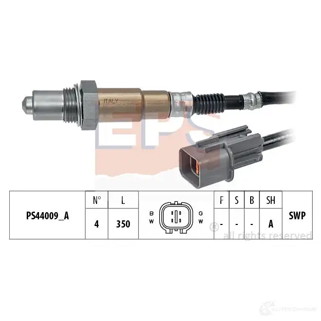 Лямбда зонд, кислородный датчик EPS FACET 10.8361 KW 498 361 3299703 1998361 изображение 0