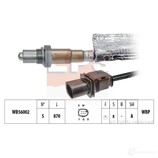 Лямбда зонд, кислородный датчик EPS 1437421023 1998483 C YVXYW изображение 0
