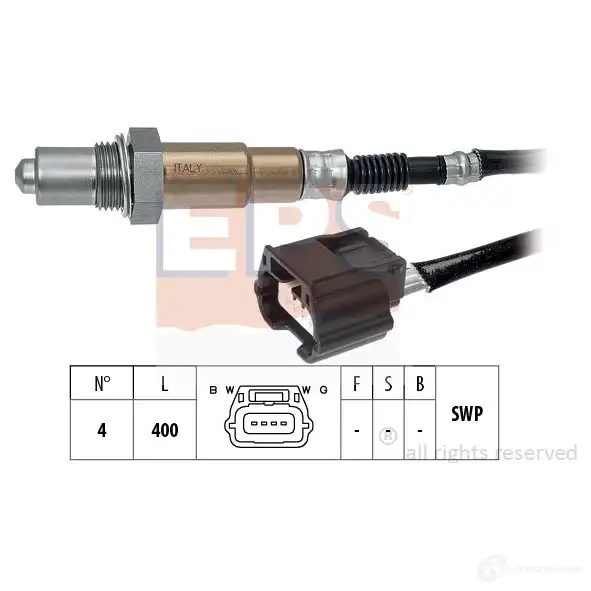 Лямбда зонд, кислородный датчик EPS 3299538 FACET 10.8179 KW 498 179 1998179