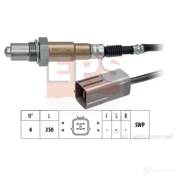 Лямбда зонд, кислородный датчик EPS FACET 10.8192 KW 498 192 1998192 3299546 изображение 0