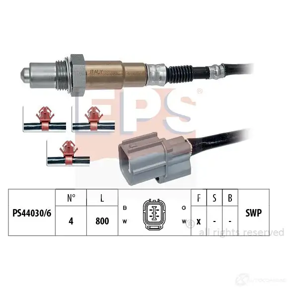 Лямбда зонд, кислородный датчик EPS 3299526 FACET 10.8161 KW 498 161 1998161