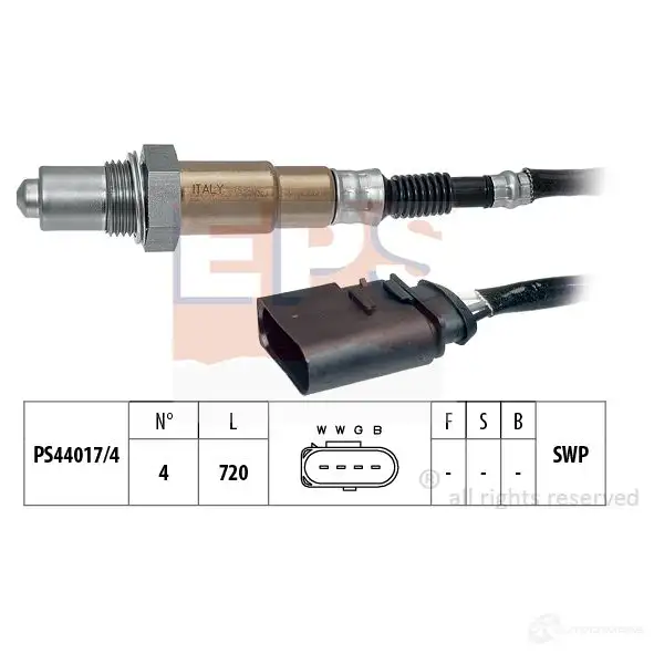 Лямбда зонд, кислородный датчик EPS 3299250 1997175 KW 497 175 FACET 10.7175 изображение 0