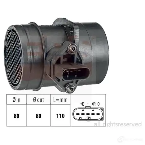 Расходомер воздуха EPS FACET 10.1222 KW 491 222 1991222 3298727