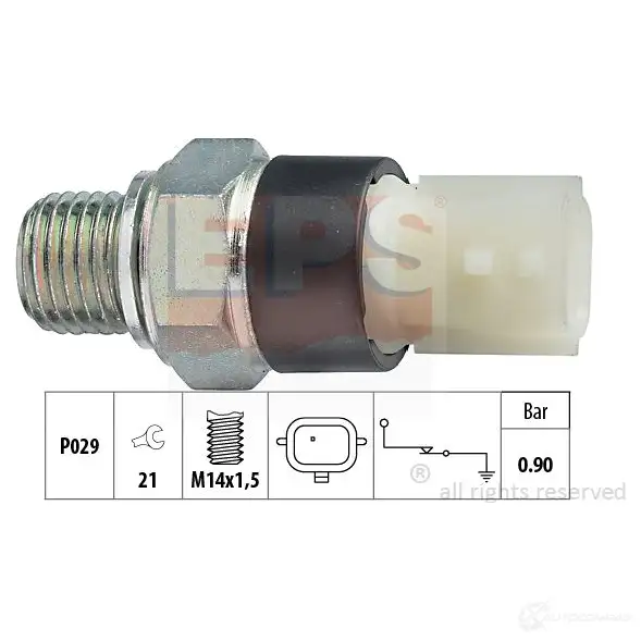 Датчик давления масла EPS 1800179 3294993 FACET 7.0179 KW 500 179