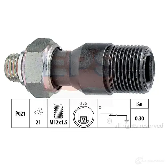 Датчик давления масла EPS 1800103 FACET 7.0103 KW 500 103 3294944