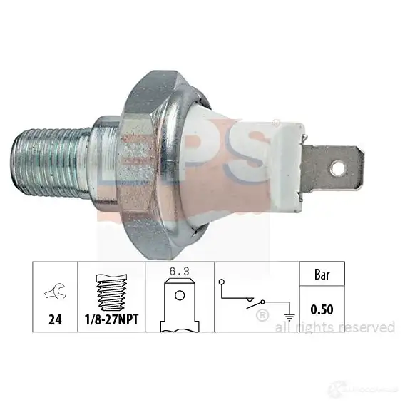 Датчик давления масла EPS 3294924 FACET 7.0068 KW 500 068 1800068