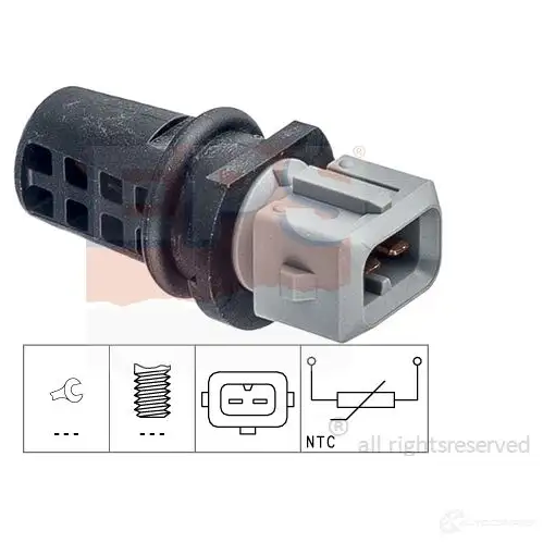 Датчик температуры воздуха EPS KW 494 035 3299116 1994035 FACET 10.4035