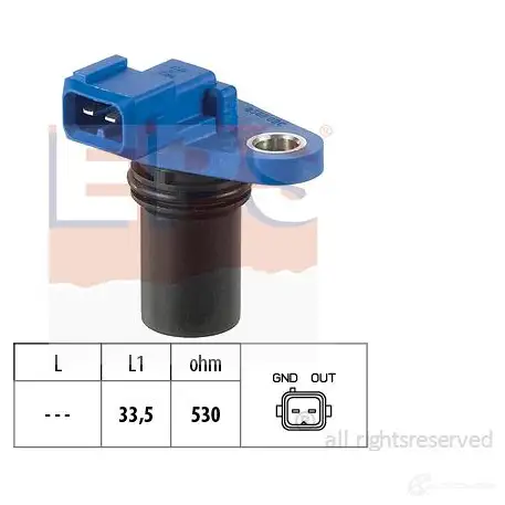 Датчик положения распредвала EPS 1953302 3297959 KW 453 302 FACET 9.0302