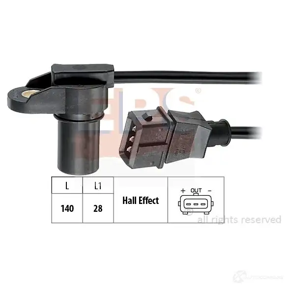 Датчик положения распредвала EPS FACET 9.0277 KW 453 277 1953277 3297912