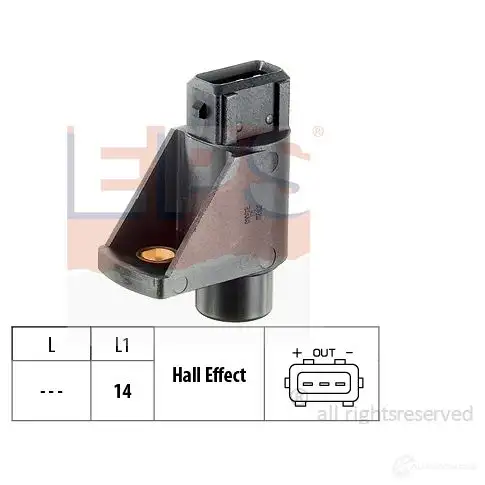 Датчик положения распредвала EPS 1953042 FACET 9.0042 KW 453 042 3297647 изображение 0