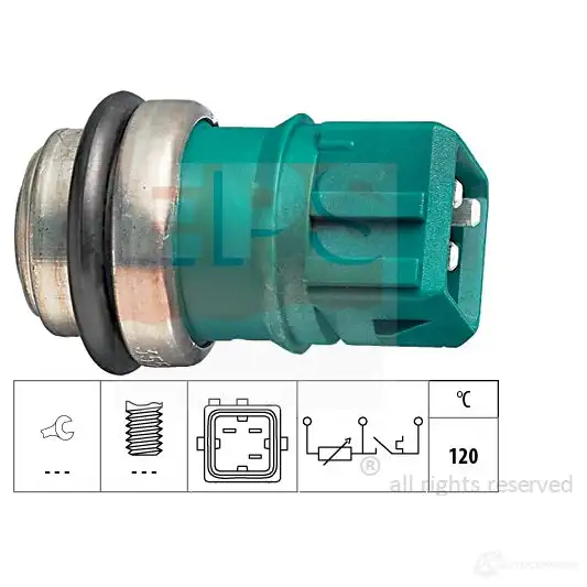 Датчик температуры охлаждающей жидкости EPS FACET 7.3550 KW 530 550 3296248 1830550